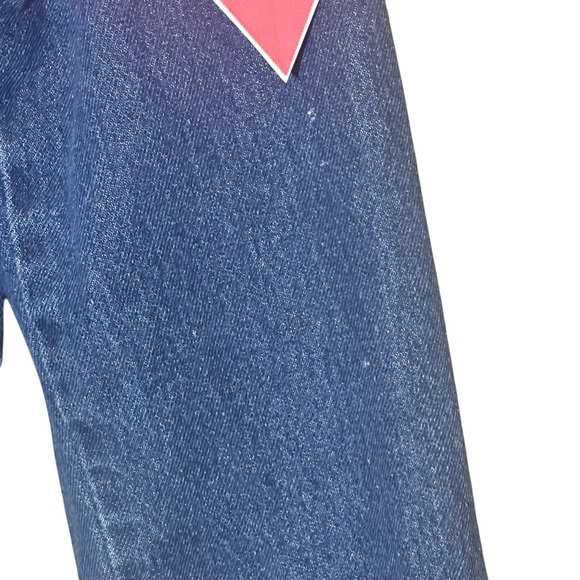 The Edit by Seventeen Button-Up Patch Denim Jean Jacket Girls Size Large - Picture 8 of 11